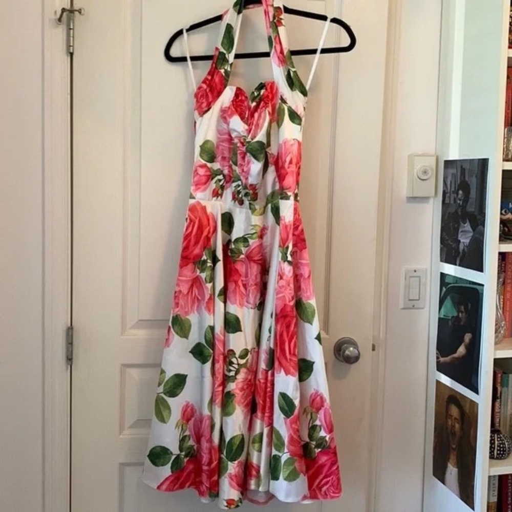 Modcloth 50’s style floral dress size 6